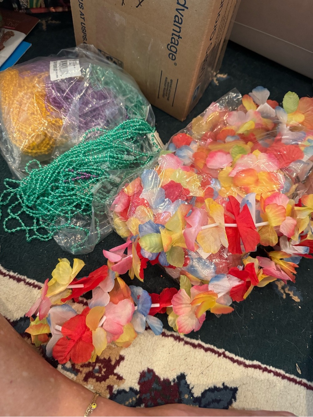 Colorful Hawaiian Leis - bead necklaces